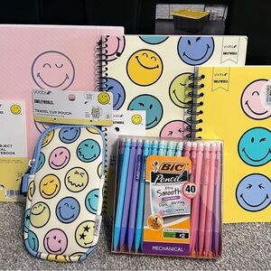 🌈😊 Smiley Face School Supply Bundle – Yoobi x SmileyWorld + BIC 😊🌈